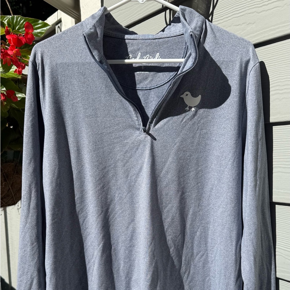 Bad Birdie velocity quarter zip - charcoal.